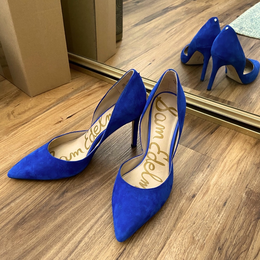 Electric Blue Heels